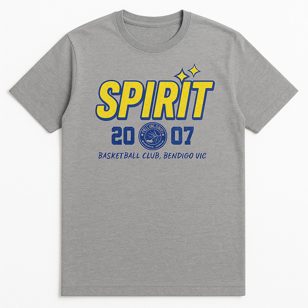 Bendigo Spirit Classic Tee - Grey